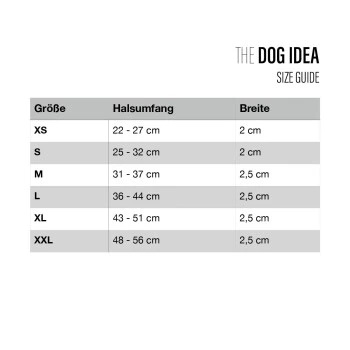 THE DOG IDEA Biothane Halsband Beige Hellblau S 2 THE DOG IDEA Biothane Halsband Beige Hellblau S – Bild 2