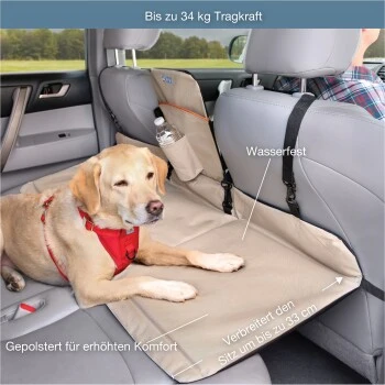 Kurgo Rücksitz-Brücke Schwarz Sand 2 Kurgo Rücksitz-Brücke Schwarz Sand – Bild 2