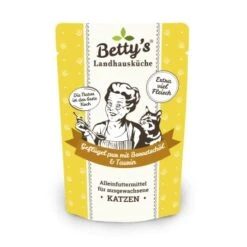 Neu eingetroffen 8 Betty's Landhausküche Frischebeutel Geflügel Pur 12 X 100g Für Katze