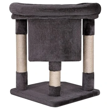 Lionto Kratzbaum 60 Cm Dunkelgrau 6 Lionto Kratzbaum 60 Cm Dunkelgrau – Bild 6