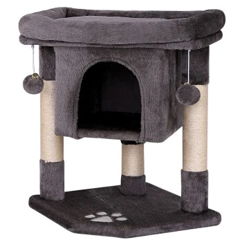 Lionto Kratzbaum 60 Cm Dunkelgrau 1 Lionto Kratzbaum 60 Cm Dunkelgrau