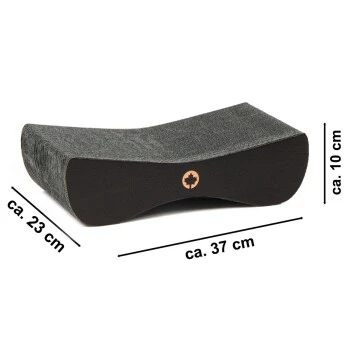 Canadian Cat Company Kratzbrett Satellite S Schwarz 6 Canadian Cat Company Kratzbrett Satellite S Schwarz – Bild 6