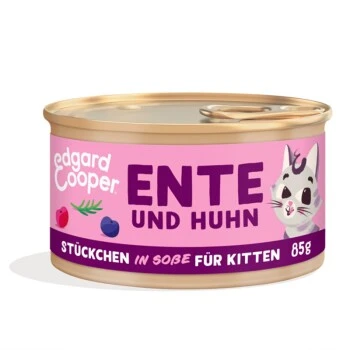Edgard & Cooper Stückchen In Soße Kitten 18x85g
