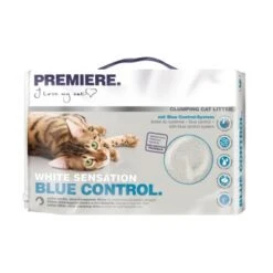 Neu eingetroffen 13 PREMIERE White Sensation Blue Control, Klumpstreu 12 L