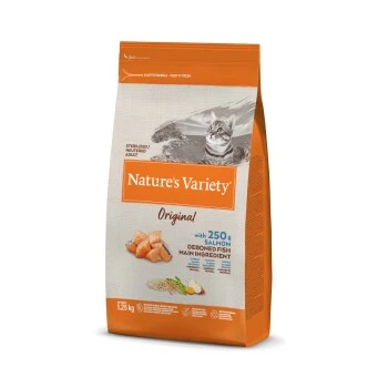 Nature's Variety Original Kroketten Mit Lachs Ohne Gräten Für Sterilisierte Katzen 1,25kg 1 Nature's Variety Original Kroketten Mit Lachs Ohne Gräten Für Sterilisierte Katzen 1,25kg