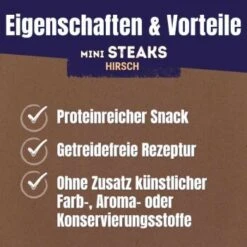 Adventuros Mini Steaks Hirsch 7x70g -Trixie Deutschland Verkaufs-Shop 87158d9a9e4085d4f7297764621bbacba65cad97 2457b670d47b5f67e6ae256c6b99852fc752cd78