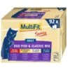 MultiFit Adult Sauce Duo Fish & Classic Mix Multipack XXL 92x100g