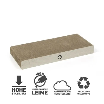 Canadian Cat Company Ersatzkratzbrett Für Cloud Hellgrau 4 Canadian Cat Company Ersatzkratzbrett Für Cloud Hellgrau – Bild 4