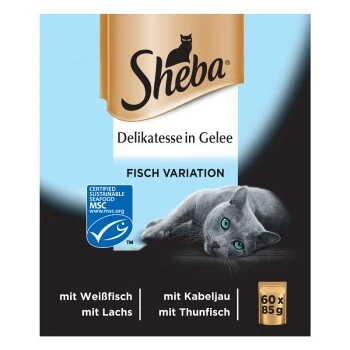 Sheba Delikatesse In Gelee 60x85g 3 Sheba Delikatesse In Gelee 60x85g – Bild 3