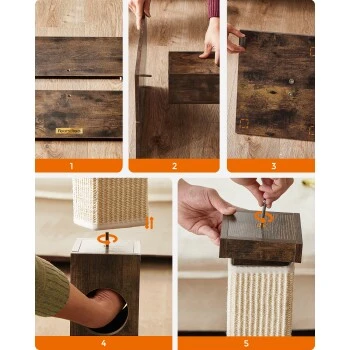 FEANDREA Katzenkratzbaum Kratzsäule 73cm 4 FEANDREA Katzenkratzbaum Kratzsäule 73cm – Bild 4