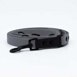 THE DOG IDEA Biothane Hundeleine Grau Schwarz