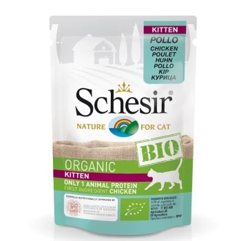 Schesir BIO Kitten 16x85g 1 Schesir BIO Kitten 16x85g